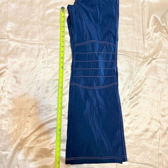 Silence + Noise Blue Reflective Jogger Pants Size 0 - Picture 10 of 13